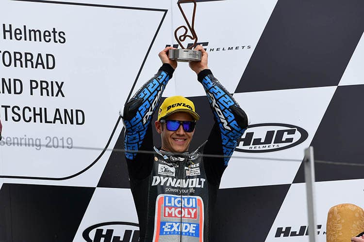 Marcel Schrötter: Platz 3 beim Heim-GP