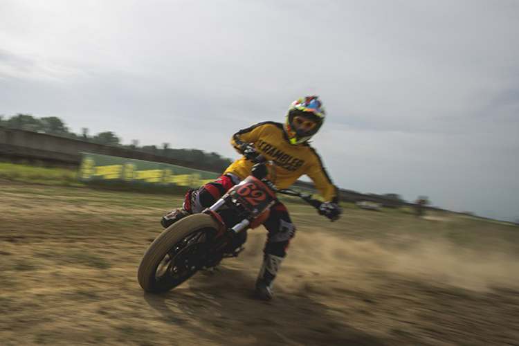 Ducati Scrambler: Damit müsste man doch trefflich sliden können?