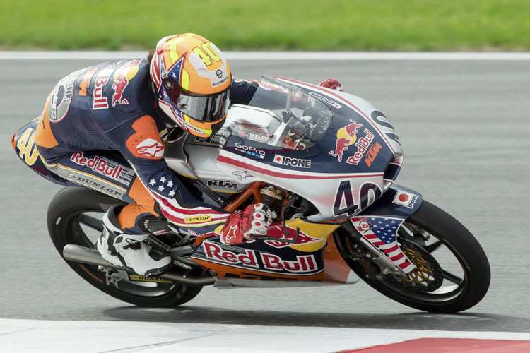 Sean Kelly wird auch 2017 im Red Bull MotoGP Rookies Cup angreifen