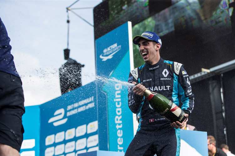 Sébastien Buemi reist mit einem Punkt Vorsprung auf Lucas di Grassi nach Buenos Aires