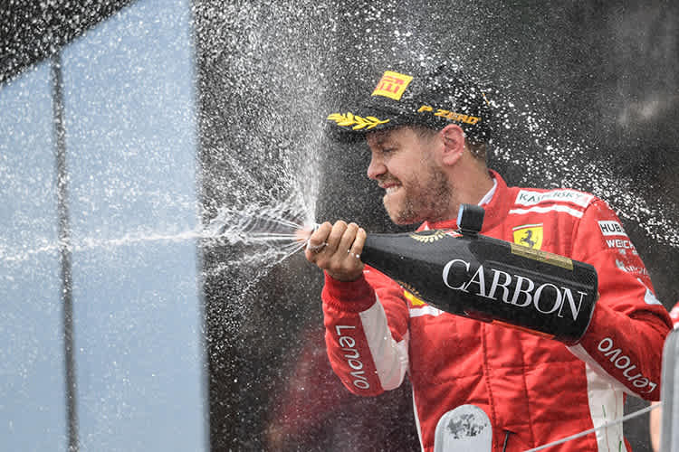 Sebastian Vettel in Kanada