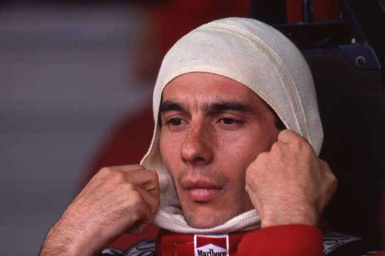 Ayrton Senna 1984 im Training zum Grossen Preis von Monaco