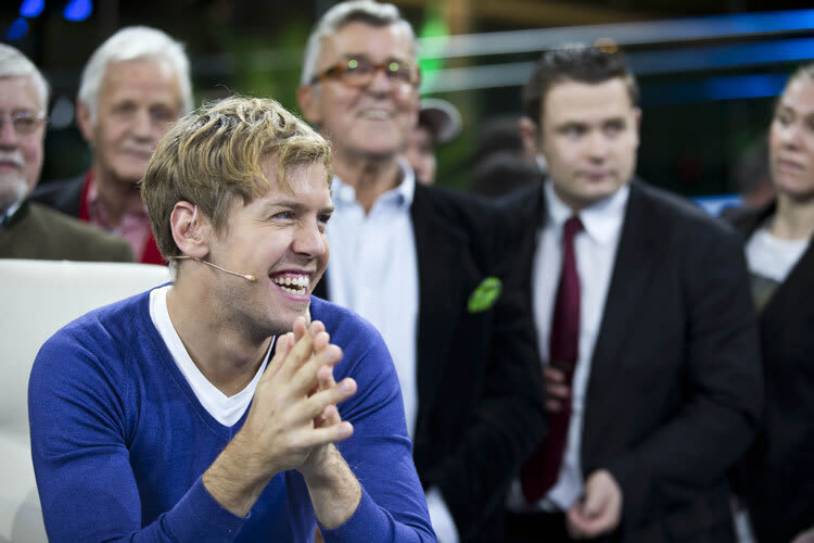 Sebastian Vettel 2012 bei ServusTV