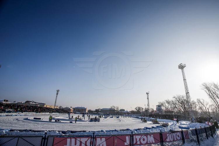 Das Torpedo-Stadion in Shadrinsk