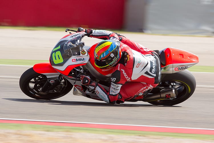 Xavier Simeon mit der Speed Up in Aragón