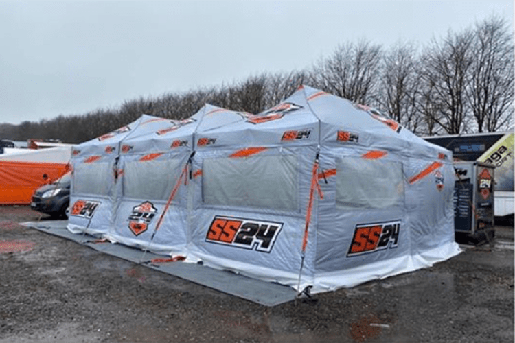 Das Simpson-Zelt von Matterley Basin