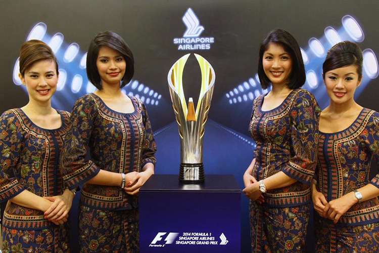 Die Botschafterinnen der Singapore Airlines