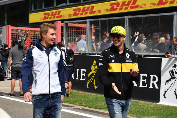 Nico Hülkenberg und Sergey Sirotkin 