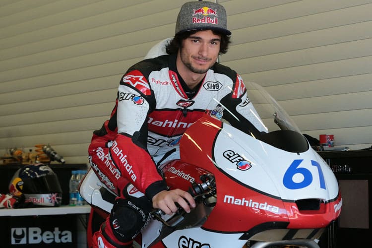 Arthur Sissis debütierte beim Jerez-Test auf der Mahindra