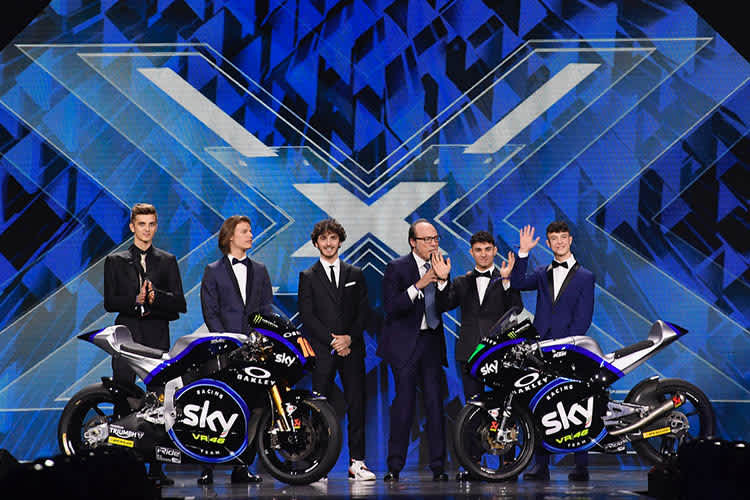 Das Sky-VR46-Team im neuen Design mit neuen Fahrern