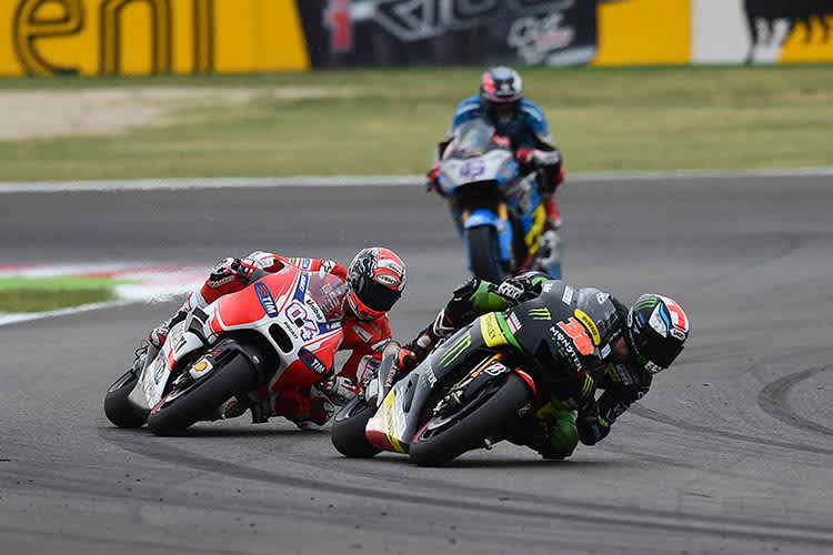 Bradley Smith liegt als bester Satelliten-Pilot derzeit auf WM-Rang 5 vor Werkspilot Andrea Dovizioso