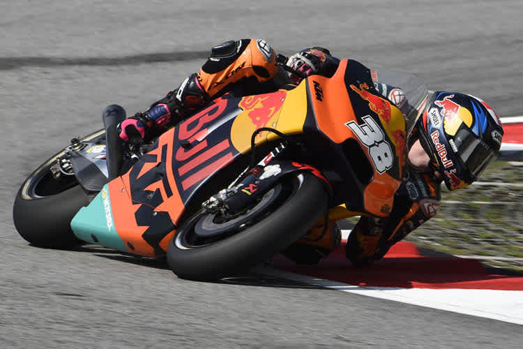 Bradley Smith in Sepang auf der KTM