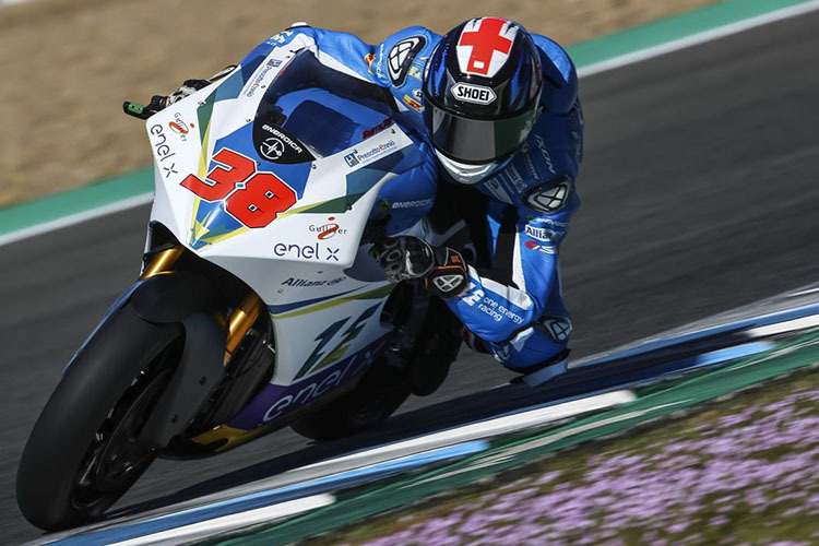 Bradley Smith beim MotoE-Test in Jerez im März