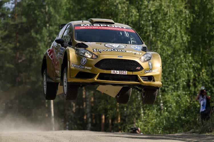 Henning Solberg/Ilka Minor beim Debüt im Ford Fiesta R5