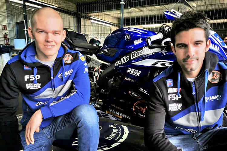 Hannes Soomer (li.) und Isaac Vinales