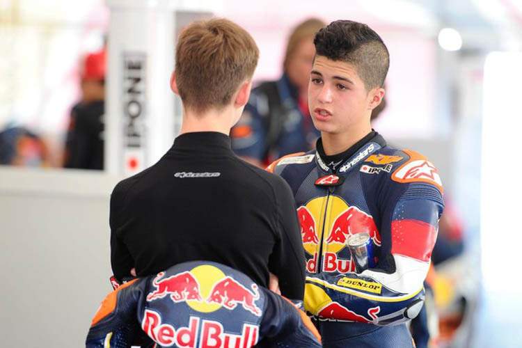 Walid Soppe startete nach dem Ende des Red Bull Rookies Cup 2015 auch in der Junioren-WM