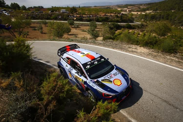 Kein Glück hatte Danin Sordo beim Heimspiel