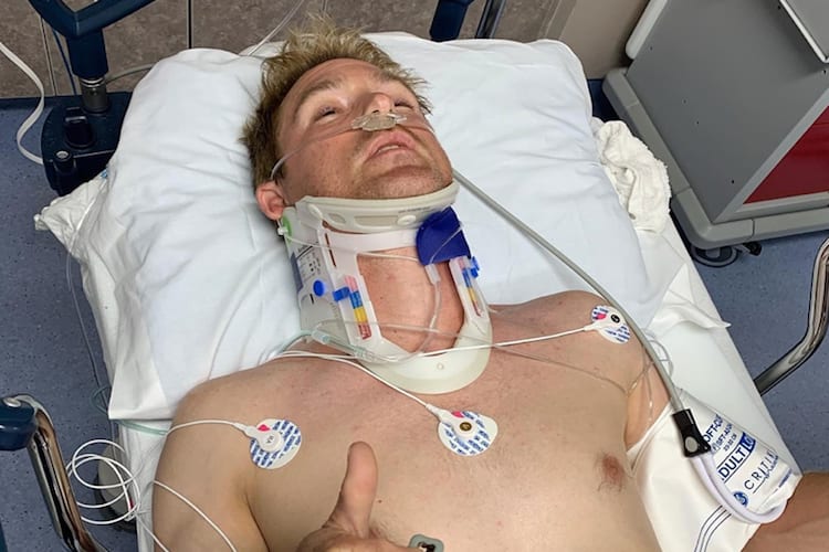 Dieses Bild von sich selber postete Scott Speed