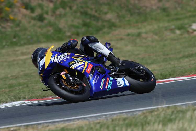 Max Enderlein (Yamaha) sicherte sich die Pole-Position in der SSP600 in Schleiz