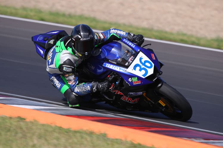 Sander Kroeze ist momentan Fünfter der IDM Supersport 600