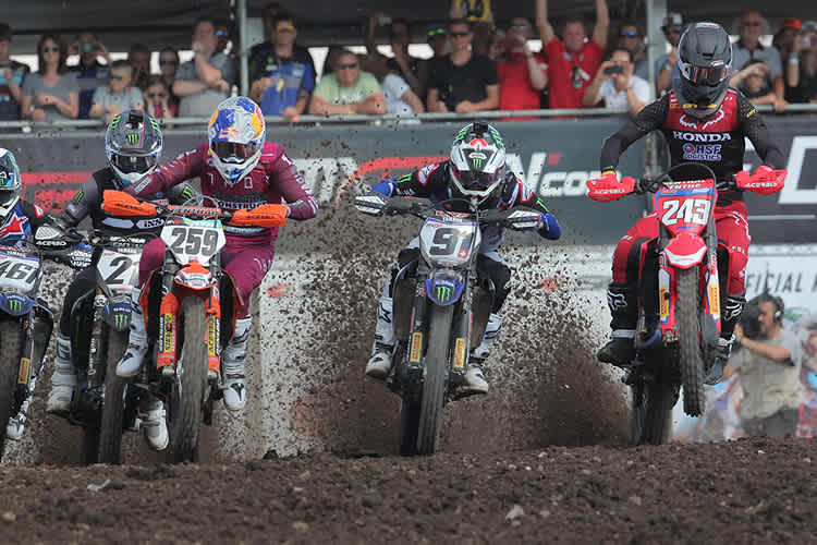 Der Start zum zweiten Lauf verlief turbulent