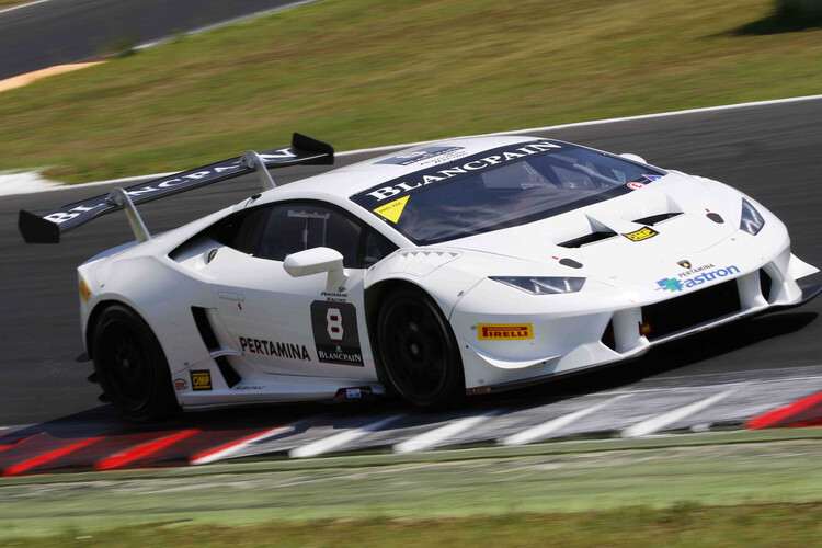 In Vallelunga: Casey Stoner am Steuer des 620 PS starken Lamborghini Hurácan Super Trofeo