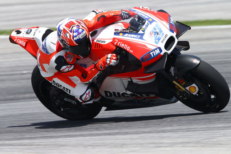 Casey Stoner auf der Ducati GP15