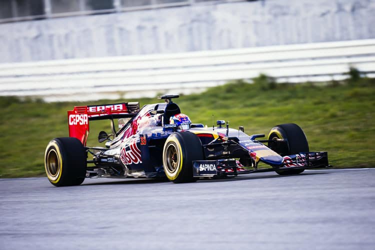 Max Verstappen im neuen STR10 in Misano
