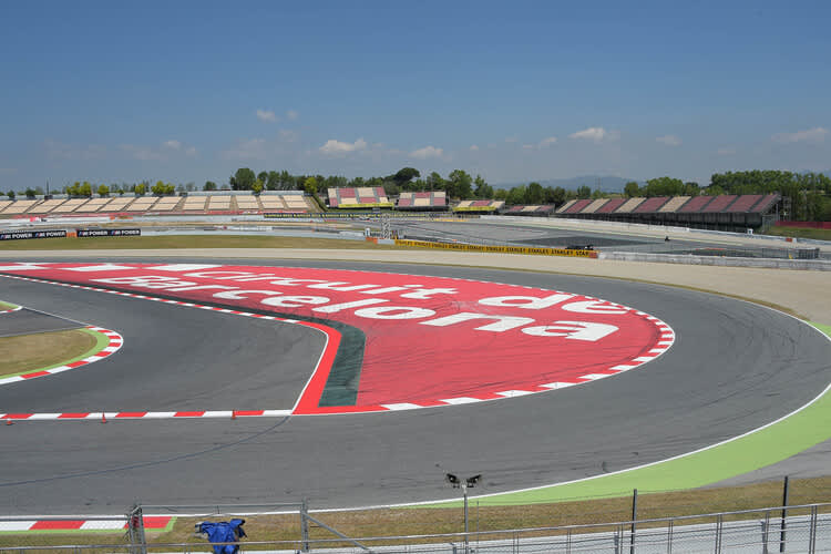 Die Rennstrecke von Barcelona war auch in Assen ein wichtigtes Gesprächsthema