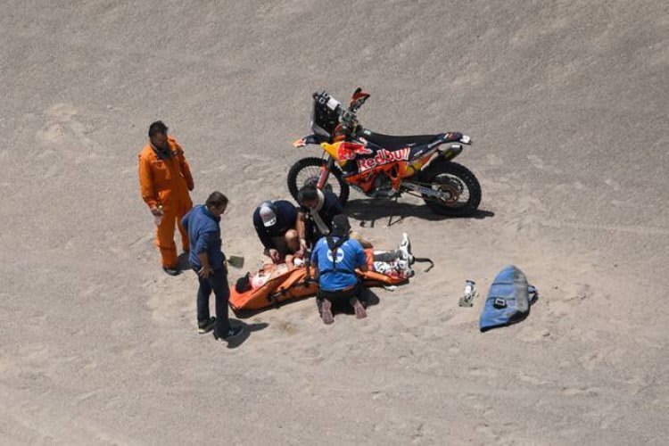 Der prominenteste Ausfall war der von Vorjahressieger Sam Sunderland (Red Bull KTM) 