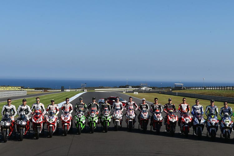Noch ist das Fahrerfeld der Superbike-WM 2016 nicht beisammen