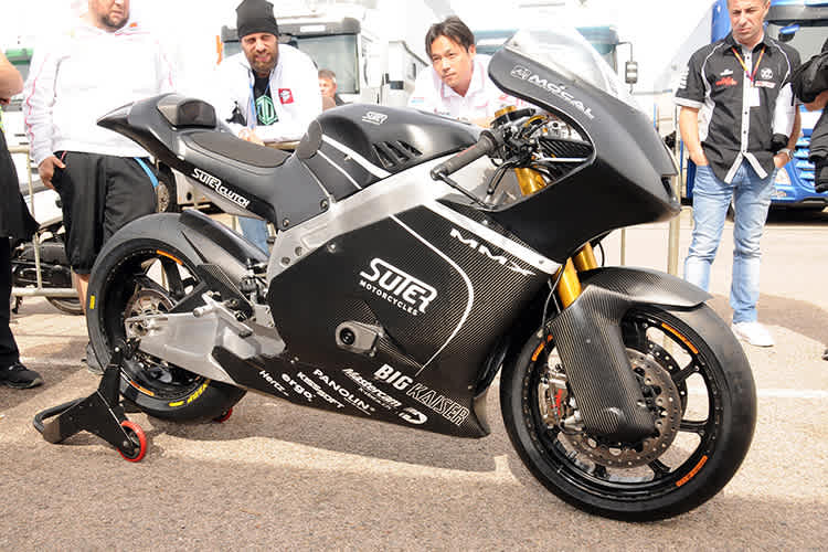 In Aragón ist die Suter MMX2 im Paddock zu bewundern