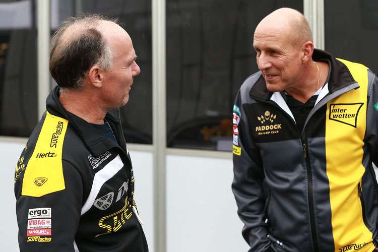 Eskil Suter mit Tom-Lüthi-Manager Dani Epp