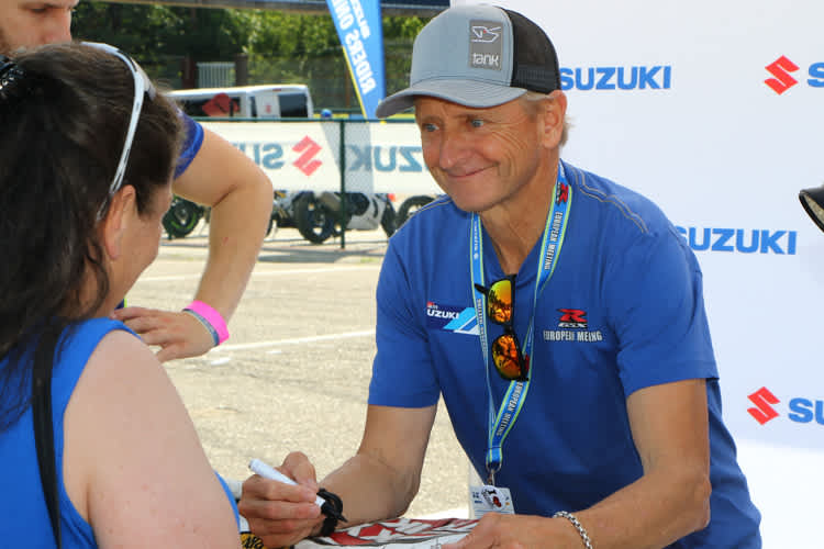 Im Vorjahr war auch Kevin Schwantz vor Ort