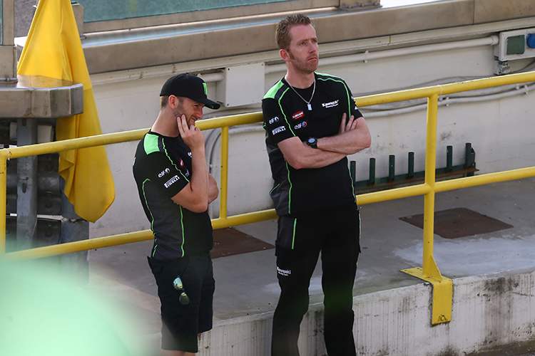 Tom Sykes (li.) und Marcel Duinker hatten Kriesensitzung