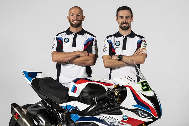 Tom Sykes (li.) mit neuem Teamkollege Eugene Laverty