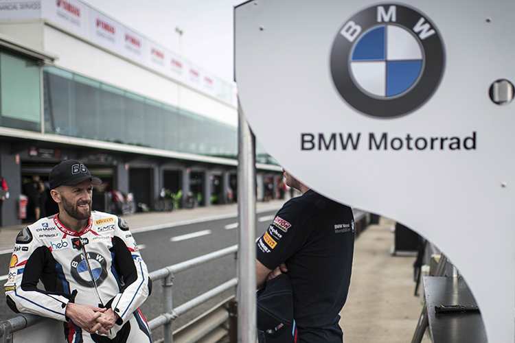 Marc Bongers, Markus Reiterberger, Tom Sykes, Shaun Muir und Markus Schramm (v.l.)