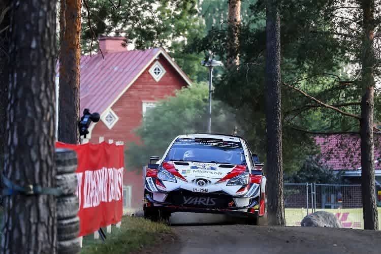 Ott Tänak kam als Leader in den Freitag-Service