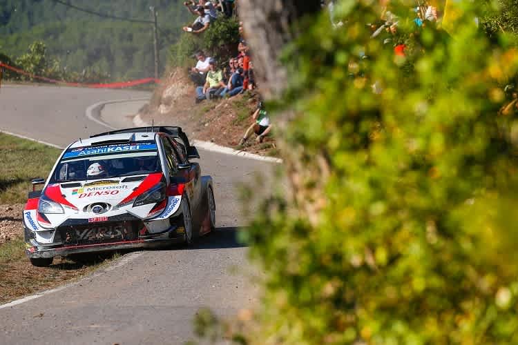 Ott Tänak ist in Spanien auf Titelkurs