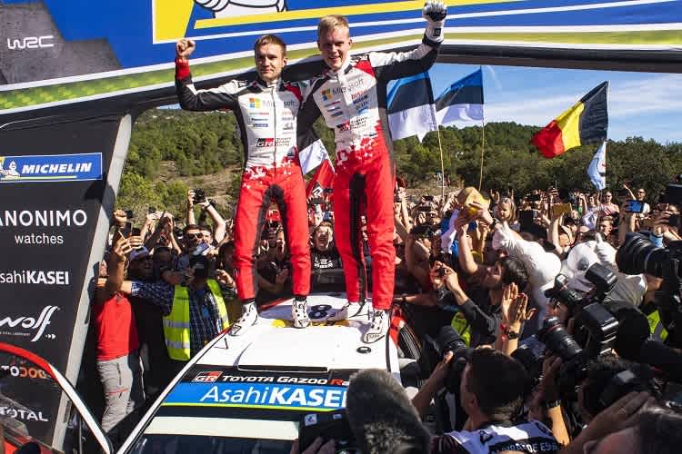 Die neuen Champions: Martin Järveoja und Ott Tänak