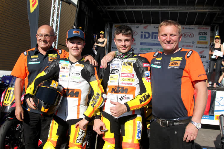 Team Freudenberg mit Meuffels und Lehmann