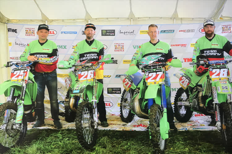 Die deutsche Mannschaft erreichte in Farleigh Castle Platz 10