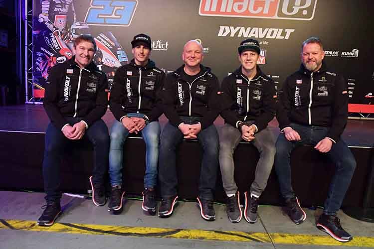 Wolfgang Kuhn, Xavi Vierge, Jürgen Lingg, Marcel Schrötter und Stefan Keckeisen