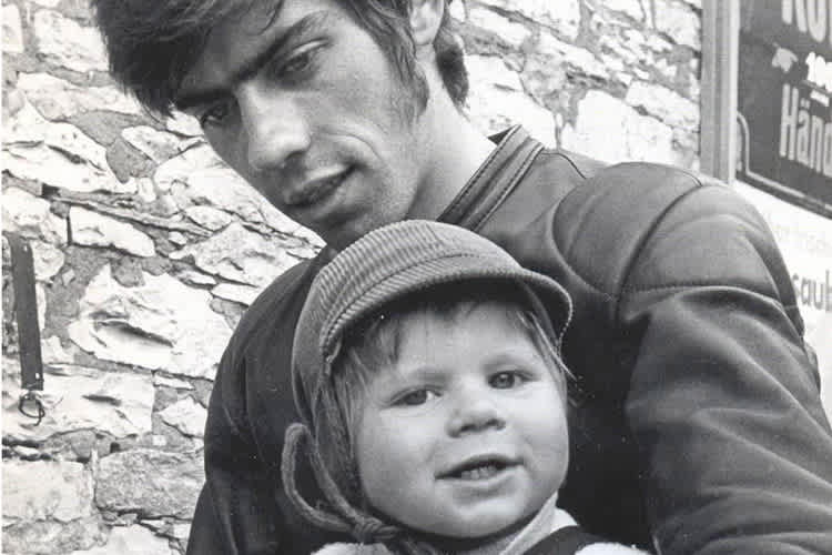 Arnulf und Jörg Teuchert im Jahr 1972