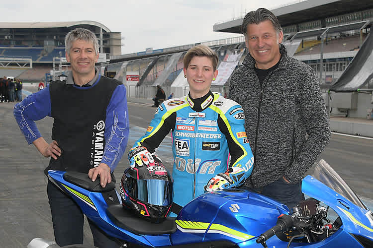 Jörg Teuchert, Sarah Heide, Michael Galinski (v.li.)