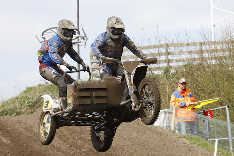 Titelaspiranten Jan Hendrickx und Ben van den Bogaart