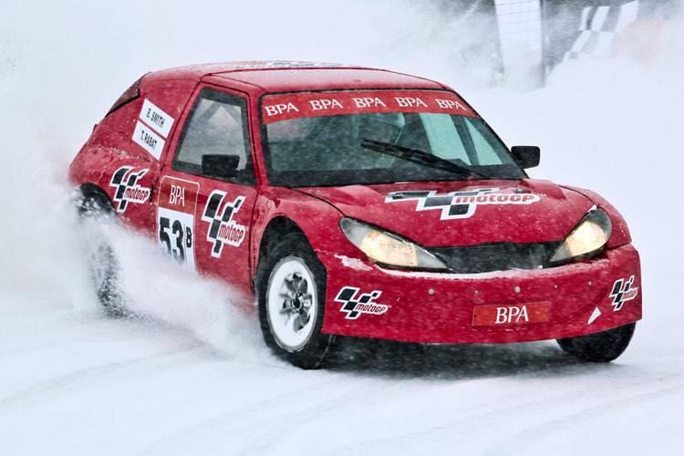 Tito Rabat beim Eisrennen