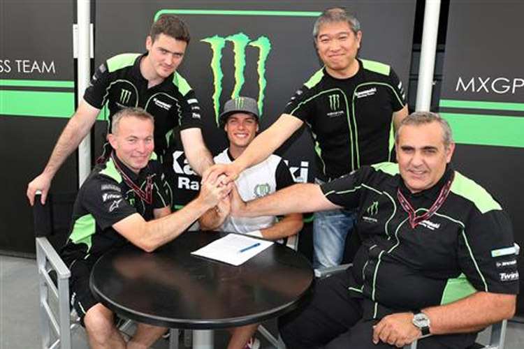 Jordi Tixier wird 2016 mit Kawasaki in die Klasse MXGP aufsteigen