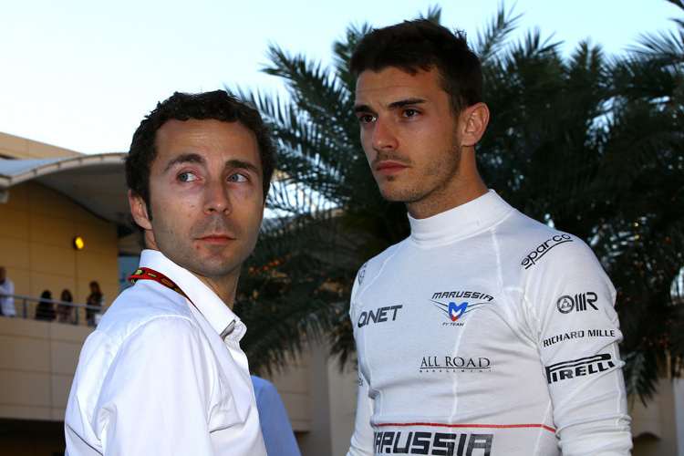 Jean Todts Sohn Nicolas mit Jules Bianchi