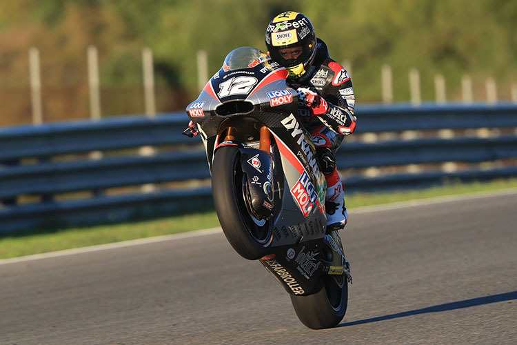 Tom Lüthi beim Jerez-Test in der Moto2 bei Intact